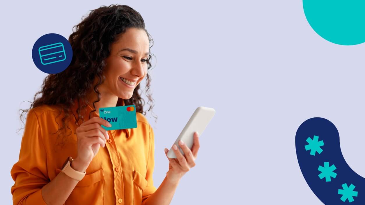 mujer sonriendo